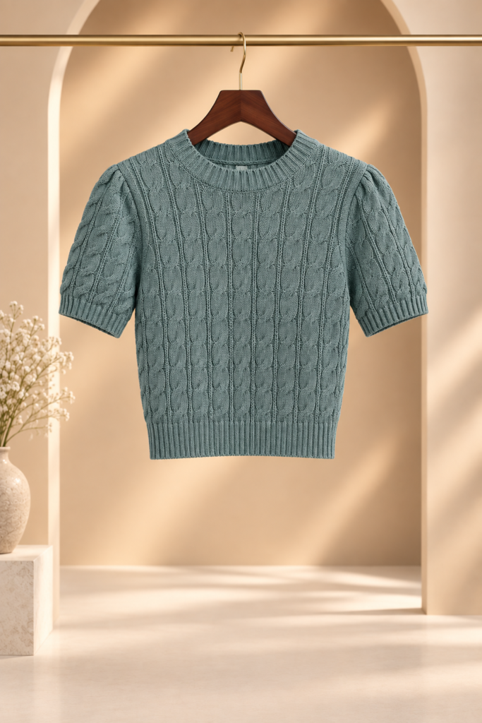 Green Knit Sweater