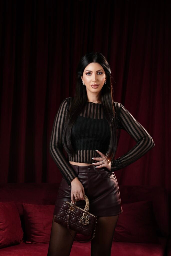 Black transparent blouse